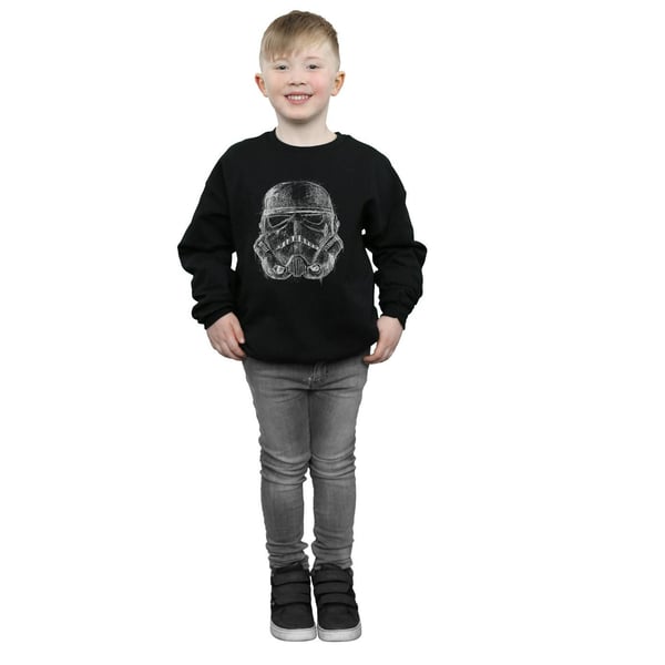 Star Wars Poikien Stormtrooper Scribble Kypärä Collegepaita