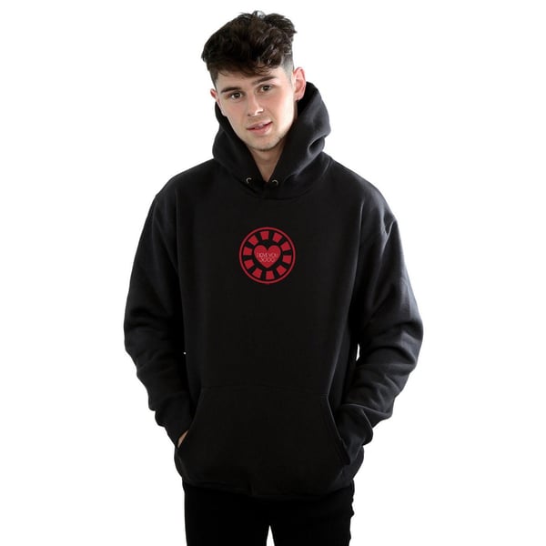 Marvel Mens Avengers Endgame I Love You 3000 Tony Stark Heart Hoodie