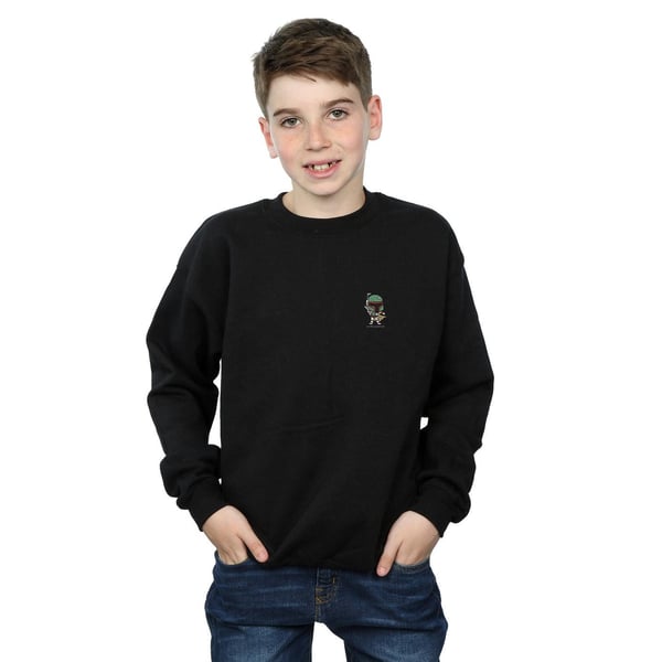 Star Wars Boys Boba Fett Chest Print Sweatshirt