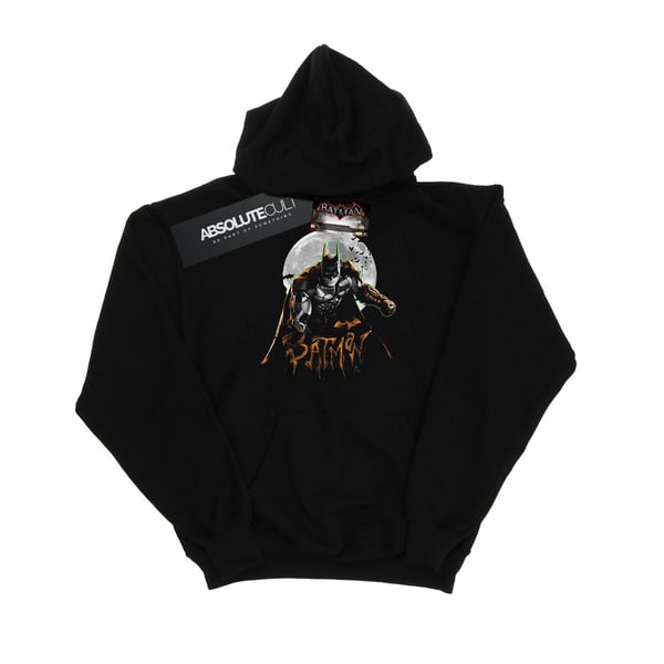 DC Comics Mens Batman Arkham Knight Halloween Moon Hoodie