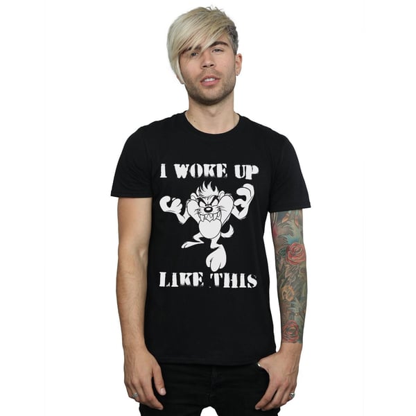 Looney Tunes Mens Taz I Woke Up Like This T-Shirt