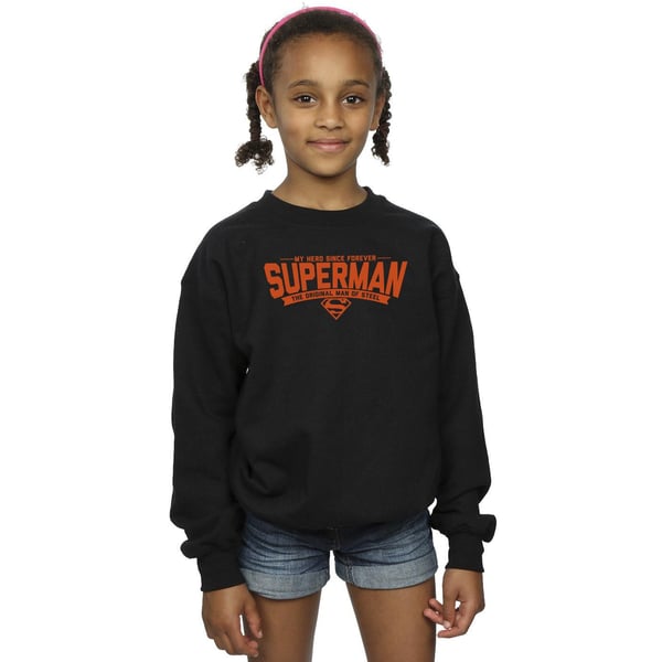 DC Comics Girls Superman Hero Dad Sweatshirt