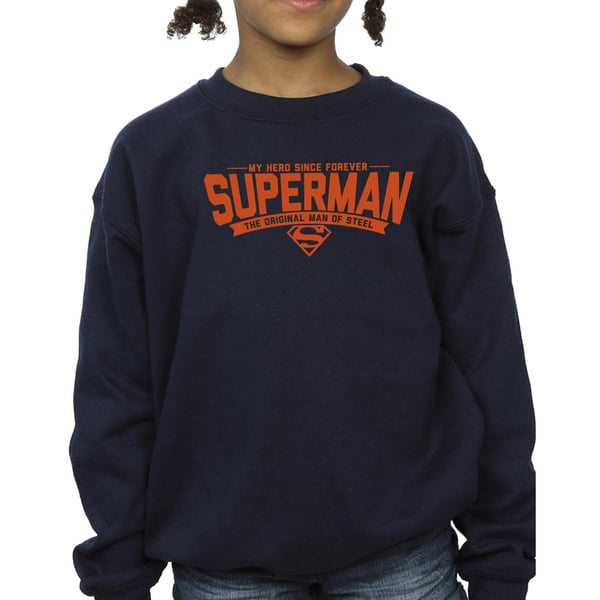 DC Comics Girls Superman Hero Dad Sweatshirt