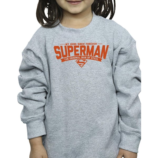 DC Comics Girls Superman Hero Dad Sweatshirt