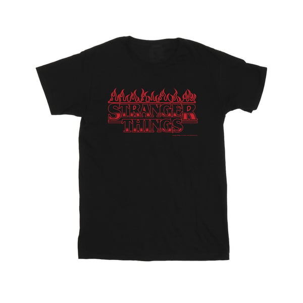 Netflix Boys Stranger Things Flames T-paita