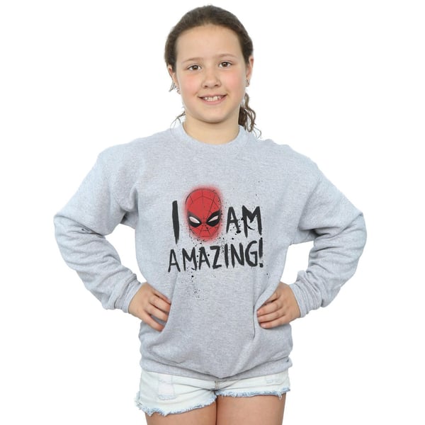 Marvel Girls Spider-Man I Am Amazing Sweatshirt