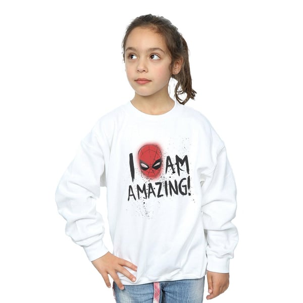 Marvel Girls Spider-Man I Am Amazing Sweatshirt