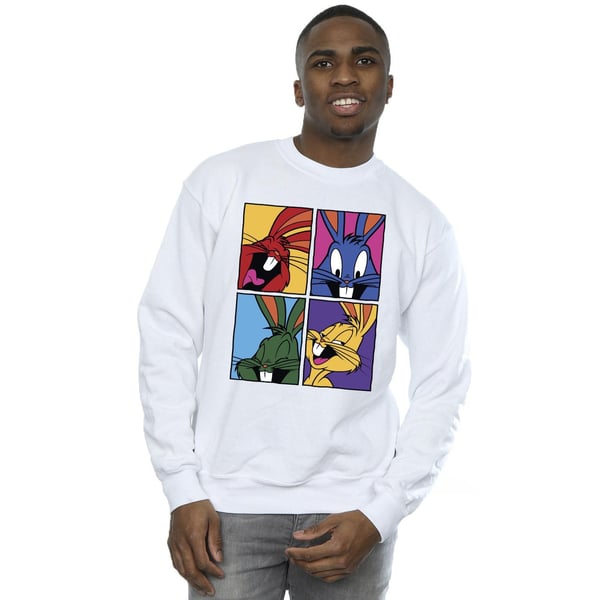 Looney Tunes Mens Bugs Pop Art Sweatshirt