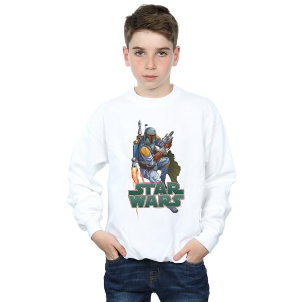 Star Wars Boys Boba Fett Fired Up Sweatshirt