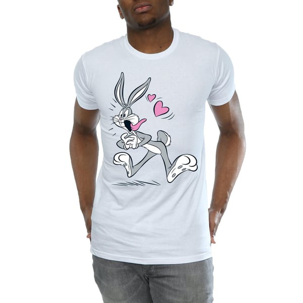Looney Tunes Mens Bugs Bunny In Love T-Shirt