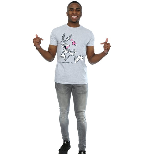 Looney Tunes Mens Bugs Bunny In Love T-Shirt