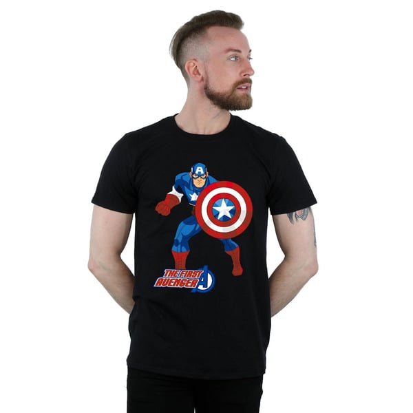 Captain America Unisex Adult The First Avenger T-Shirt