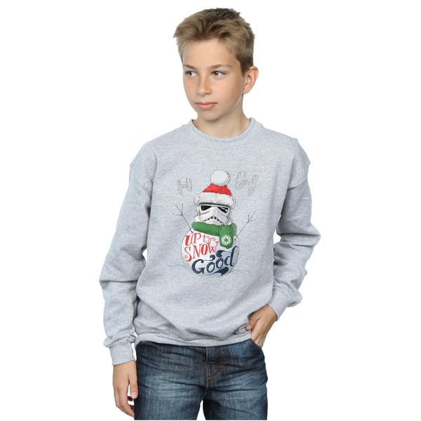Star Wars Boys Stormtrooper Up To Snow Good Sweatshirt