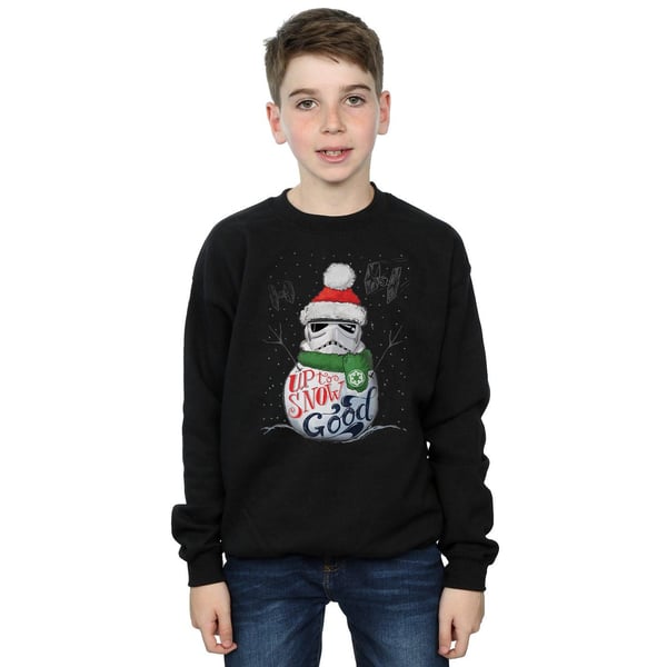 Star Wars Boys Stormtrooper Up To Snow Good Sweatshirt