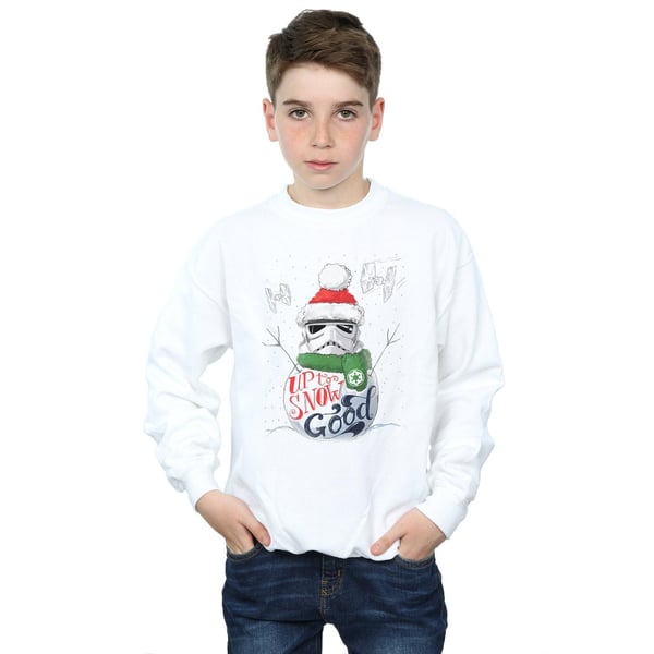 Star Wars Boys Stormtrooper Up To Snow Good Sweatshirt