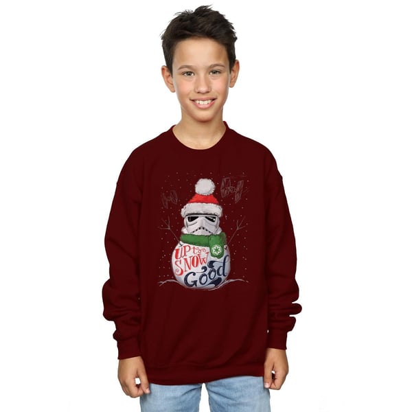 Star Wars Boys Stormtrooper Up To Snow Good Sweatshirt