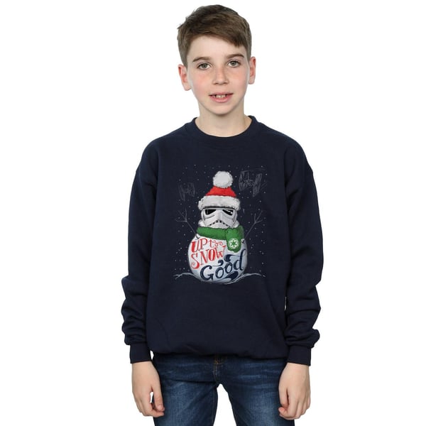 Star Wars Boys Stormtrooper Up To Snow Good Sweatshirt