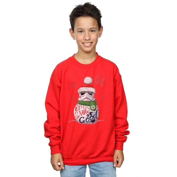 Star Wars Boys Stormtrooper Up To Snow Good Sweatshirt