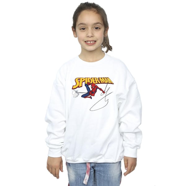 Marvel Girls Spider-Man With A Book Sweatshirt