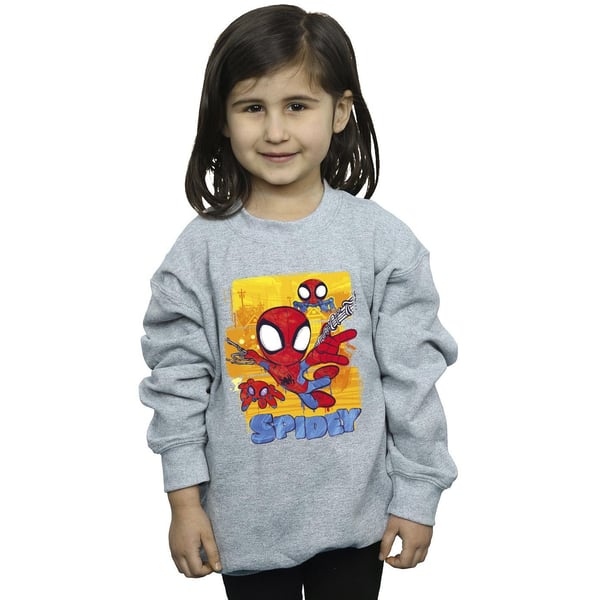 Marvel Girls Spidey And His Amazing Friends Flying Sweatshirt