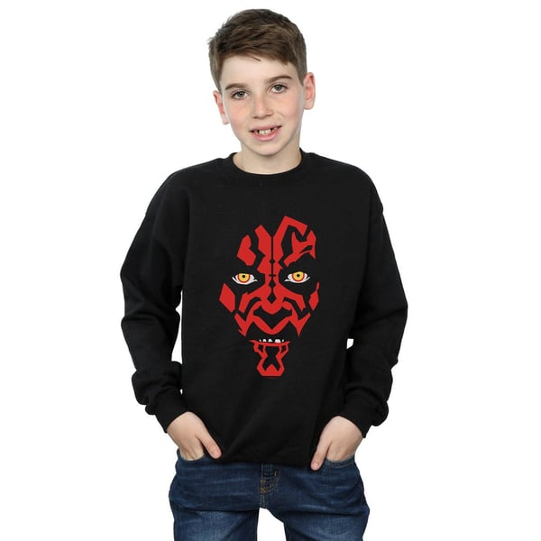Star Wars Boys Darth Maul Face Sweatshirt