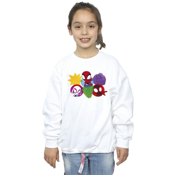 Marvel Girls Spidey And His Amazing Friends Faces Sweatshirt