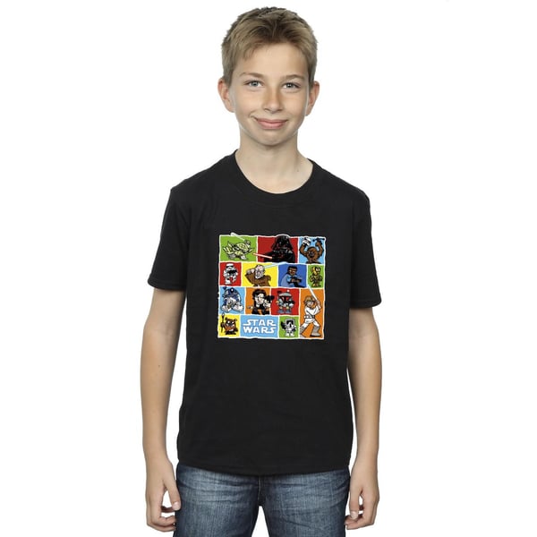 Star Wars Boys Comic Drawing Montage T-Shirt