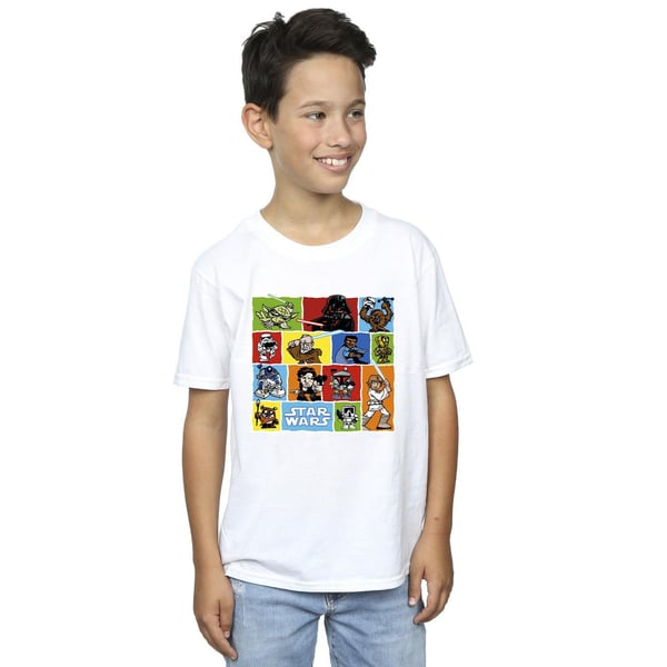 Star Wars Boys Comic Drawing Montage T-Shirt