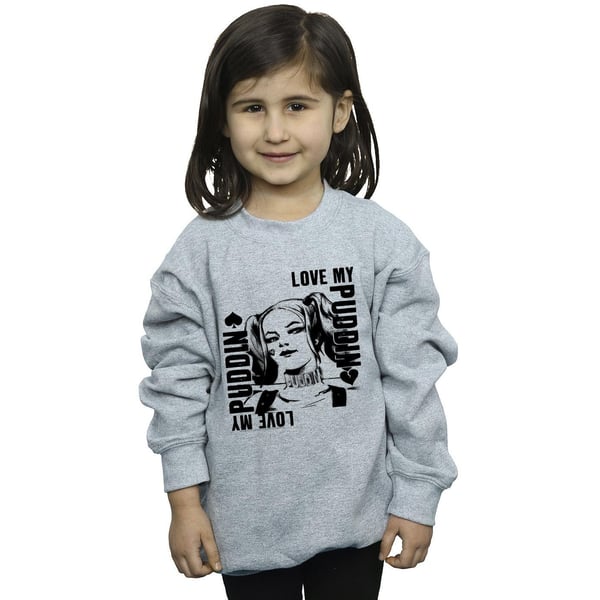 DC Comics Girls Suicide Squad Harley Love Puddin Sweatshirt