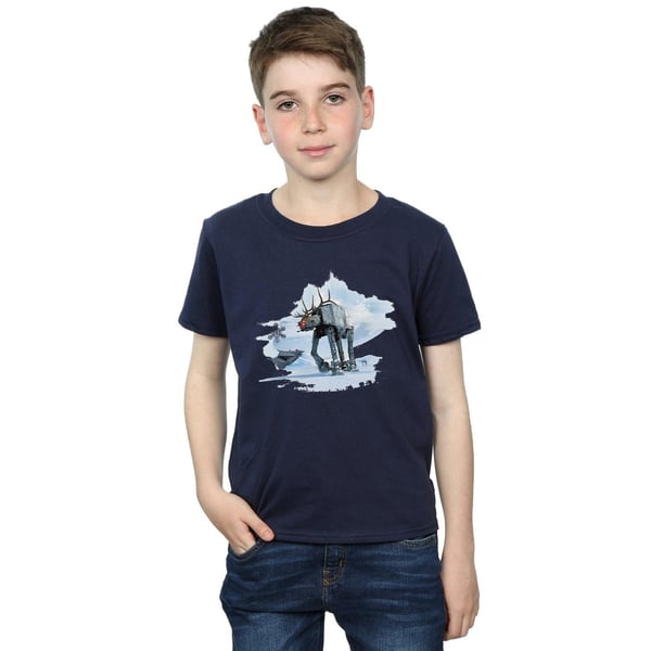 Star Wars Boys Christmas AT-AT Reindeer T-Shirt