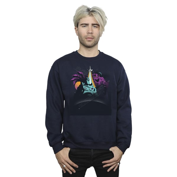 Disney Mens Lightyear Buzz And Zurg Sweatshirt