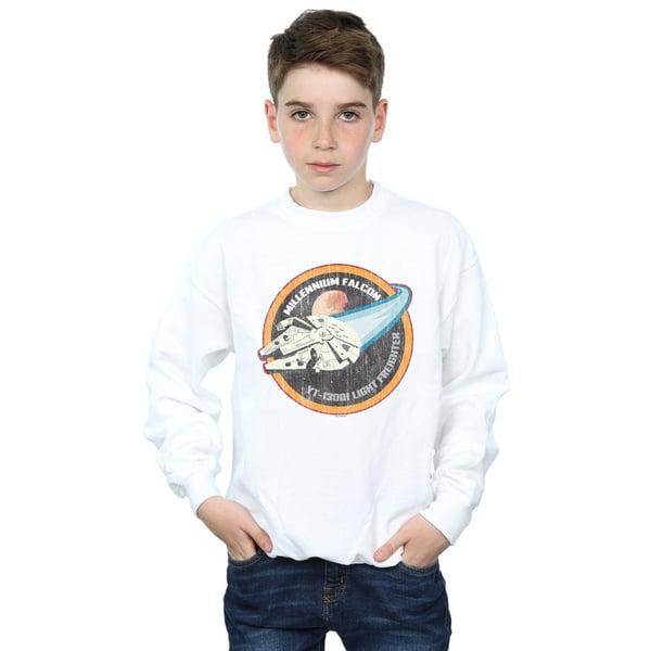 Star Wars Boys Millennium Falcon Badge Sweatshirt