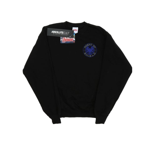 Marvel Mens Agents Of SHIELD Breast Print Sweatshirt