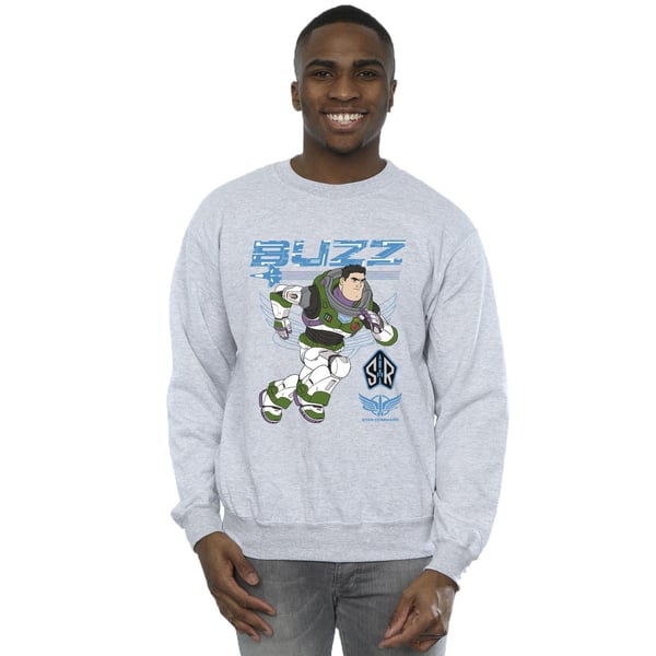 Disney Mens Lightyear Buzz Run To Action Sweatshirt