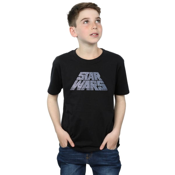 Star Wars Boys Silver Logo T-Shirt