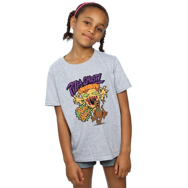 Scooby Doo Girls Pizza Ghost Cotton T-Shirt