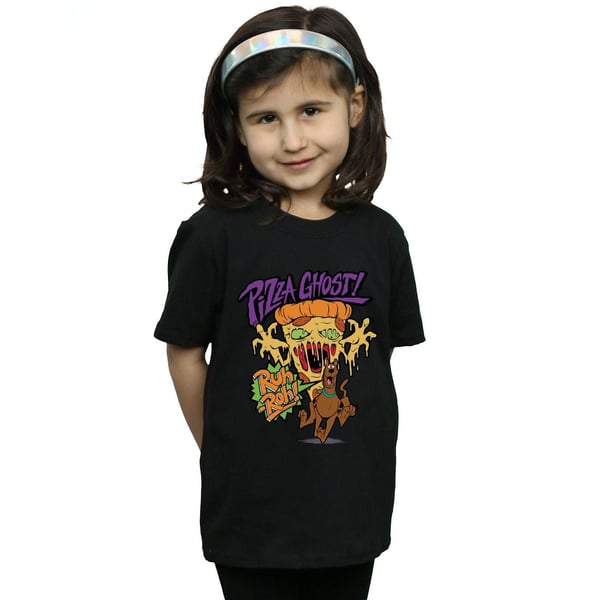 Scooby Doo Girls Pizza Ghost Cotton T-Shirt