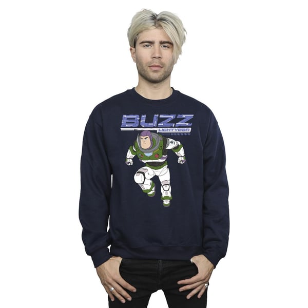 Disney Mens Lightyear Buzz Jump To Action Sweatshirt
