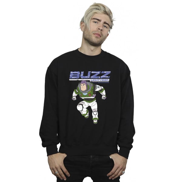 Disney Mens Lightyear Buzz Jump To Action Sweatshirt