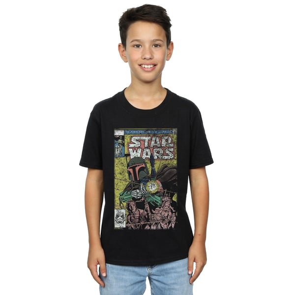Star Wars Boys Boba Fett Comic T-Shirt