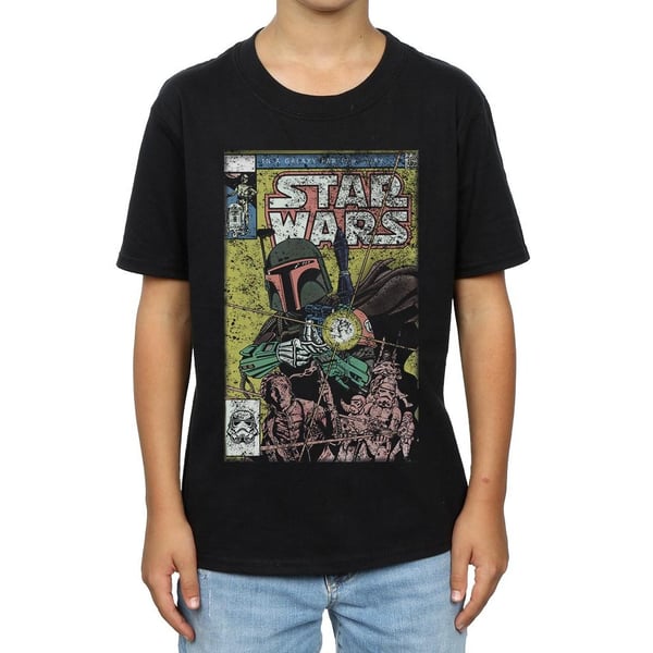 Star Wars Boys Boba Fett Comic T-Shirt