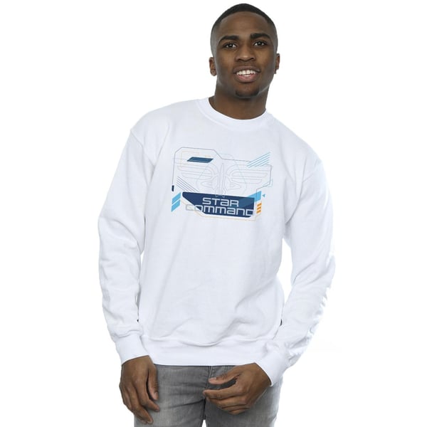 Disney Mens Lightyear Star Command Icons Sweatshirt