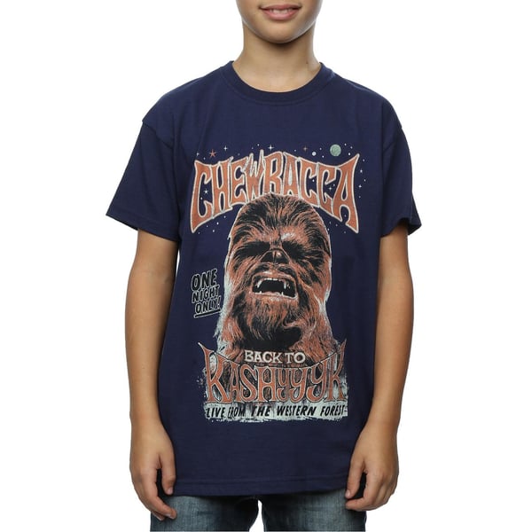 Star Wars Boys Chewbacca Rock Poster T-Shirt