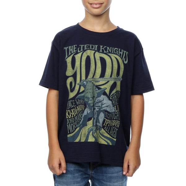 Star Wars Boys Yoda Rock Poster T-Shirt
