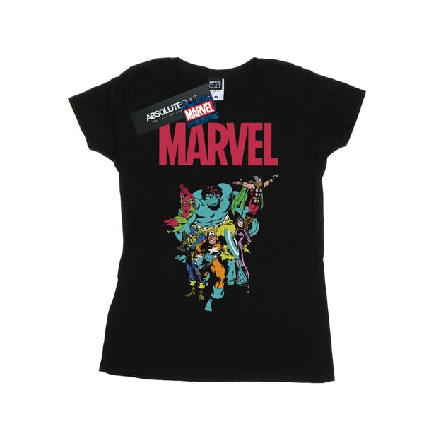 Marvel Womens/Ladies Avengers Pop Group Cotton T-Shirt