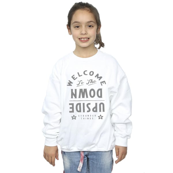 Netflix Girls Stranger Things Welcome To Upside Down Sweatshirt