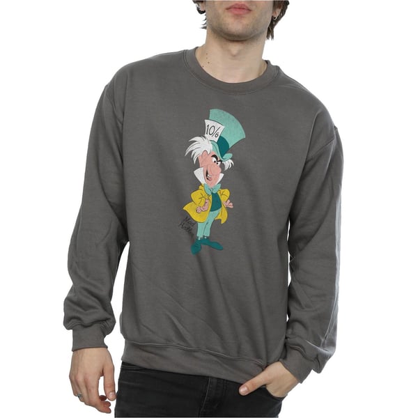 Disney Mens Classic Mad Hatter Sweatshirt