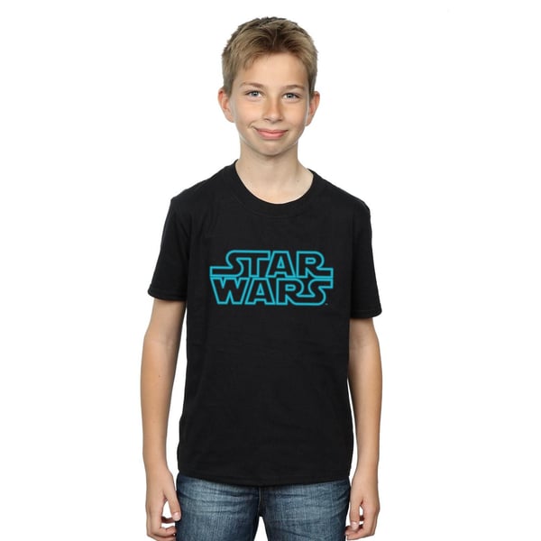 Star Wars Boys Neon Sign Logo T-Shirt