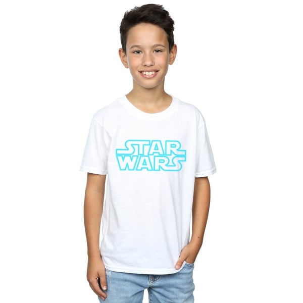 Star Wars Boys Neon Sign Logo T-Shirt