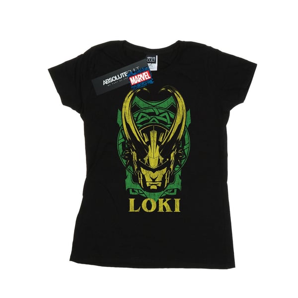 Marvel Naiset/Naiset Loki Merkki Puuvilla T-paita